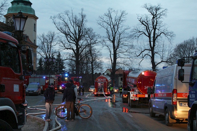 Pożar na zamku Książ