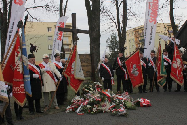 Uroczystość w rocznicę stanu wojennego w Zabrzu