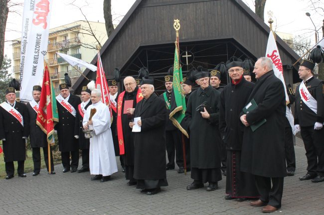 Uroczystość w rocznicę stanu wojennego w Zabrzu