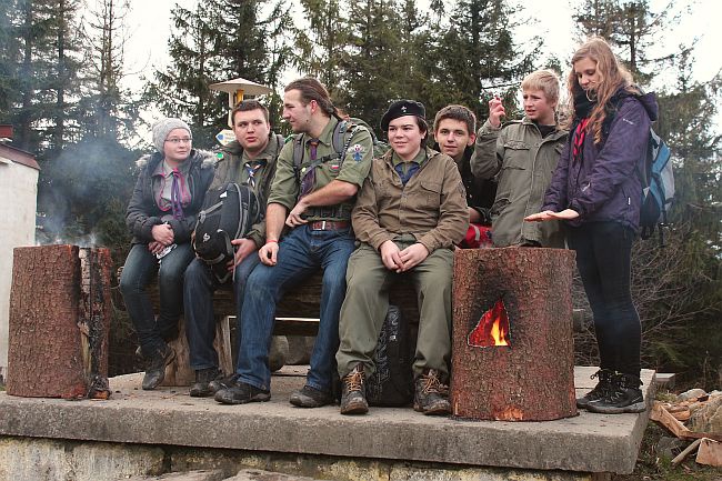 Przekazanie znaków ŚDM na Kopie Biskupiej