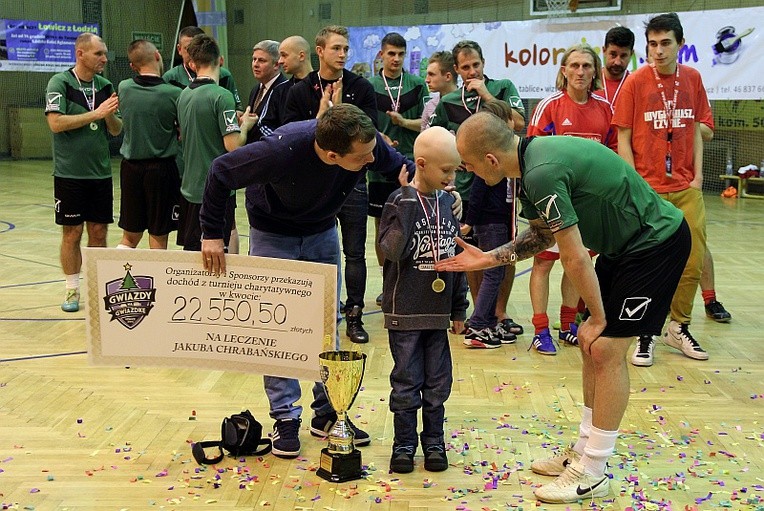 Na turnieju pojawił się Kuba Chrabański z rodzicami