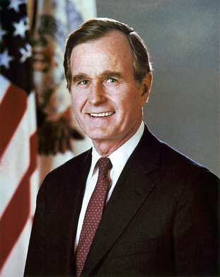 George H.W. Bush w szpitalu