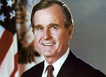 George H.W. Bush w szpitalu