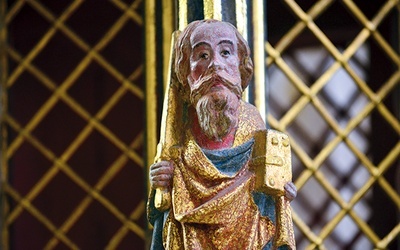  Św. Paweł – fragment sakramentarium w bazylice strzegomskiej