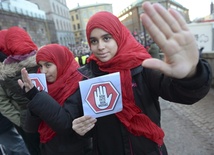 Protestowali przeciw islamofobii