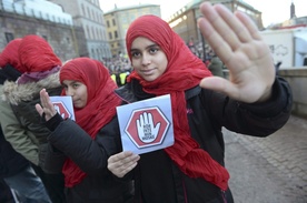 Protestowali przeciw islamofobii