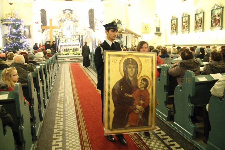 Przywitanie krzyża i ikony ŚDM w archidiecezji katowickiej