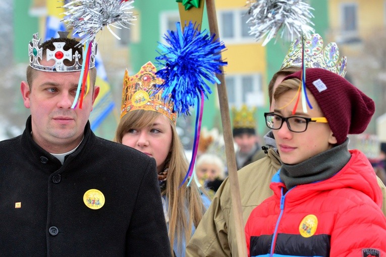 Nowa Ruda Słupiec - orszak - w drodze