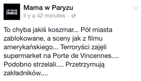Paryż drży. "Wszyscy tutaj zaczynają się bać"
