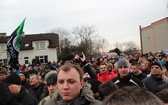 Manifestacja poparcia dla górników kopalni "Brzeszcze"