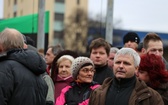 Manifestacja poparcia dla górników kopalni "Brzeszcze"