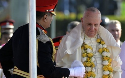 Papież Franciszek przybył do Sri Lanki