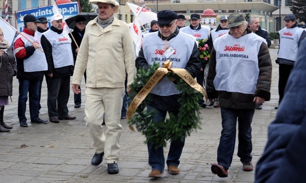 Związkowcy deklarują wsparcie Regionu Ziemia Radomska poprzez udział w protestach