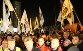 Protest mieszkańców pod kopalnią "Brzeszcze"