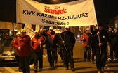 Protest mieszkańców pod kopalnią "Brzeszcze"