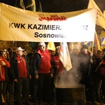 Protest mieszkańców pod kopalnią "Brzeszcze"