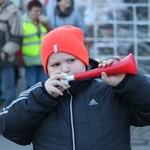 Protest mieszkańców pod kopalnią "Brzeszcze"