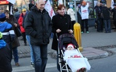 Protest mieszkańców pod kopalnią "Brzeszcze"