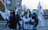 Protest mieszkańców pod kopalnią "Brzeszcze"