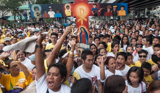 Filipińczycy witają papieża