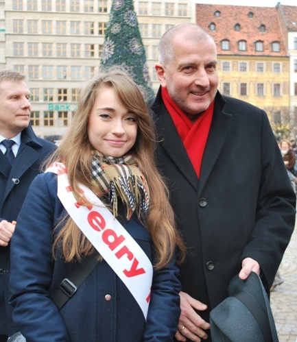 Zatańczyli poloneza dla Aleksandra Fredry