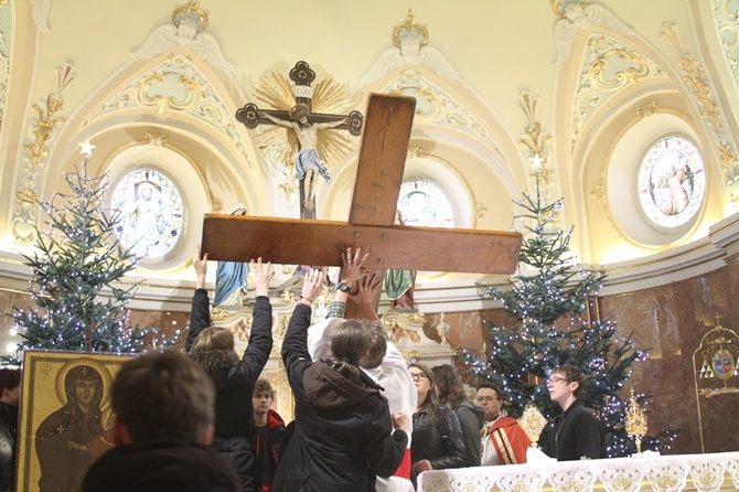 Pożegnanie symboli ŚDM w Tychach