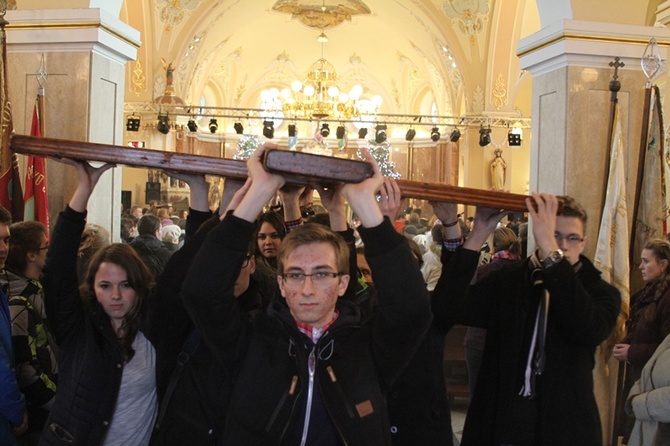 Pożegnanie symboli ŚDM w Tychach