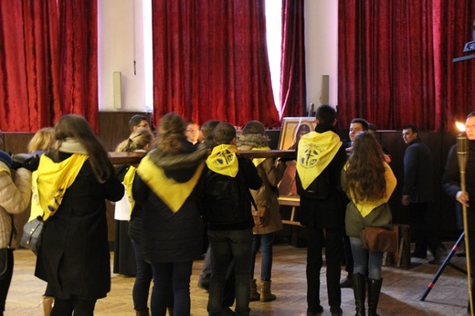 Symbole ŚDM w archikatedrze i seminarium