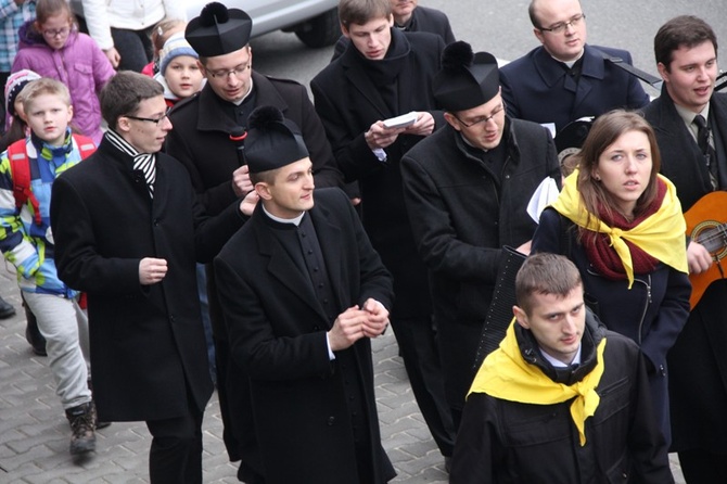 Symbole ŚDM w archikatedrze i seminarium