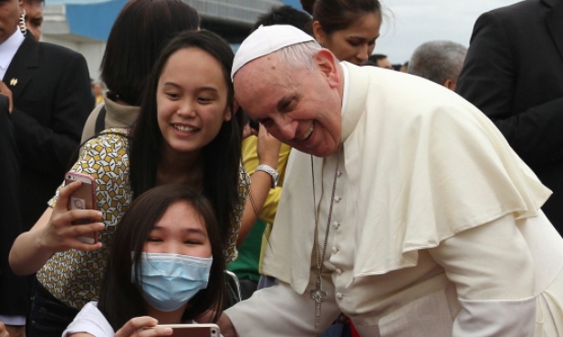 Papieska rozmowa z dziennikarzami