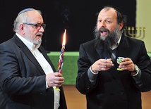 Uroczystość zakończenia szabatu poprowadził rabin Boaz Pash