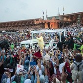 18.01.2015. Filipiny, Manila. Msza święta z papieżem Franciszkiem zgromadziła ok. 6 milionów ludzi. 