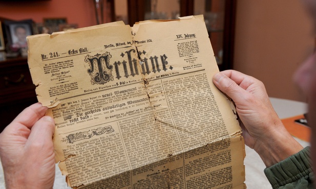 Gazeta "Tribune" z XIX wieku