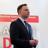 Andrzej Duda na spotkaniu w Łowiczu