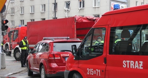 Wybuch gazu w centrum Warszawy