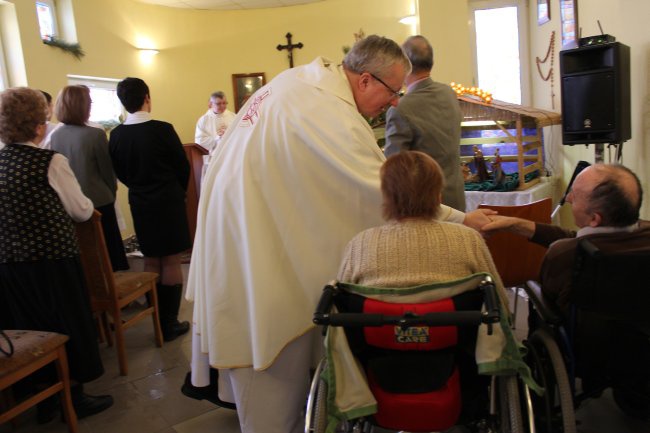 Poświęcenie kaplicy w DPS "Opoka" w Gliwicach 