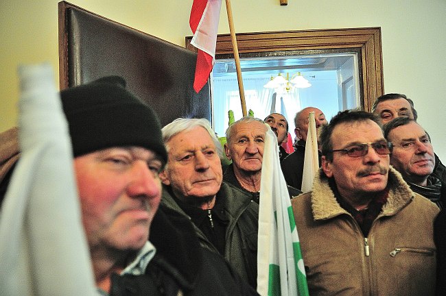 Protest rolników w Lublinie