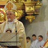 Abp Stanisław Budzik wygłasza kazanie
