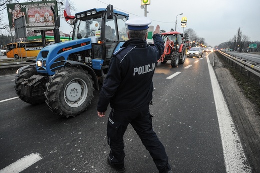 Rolnicy protestują