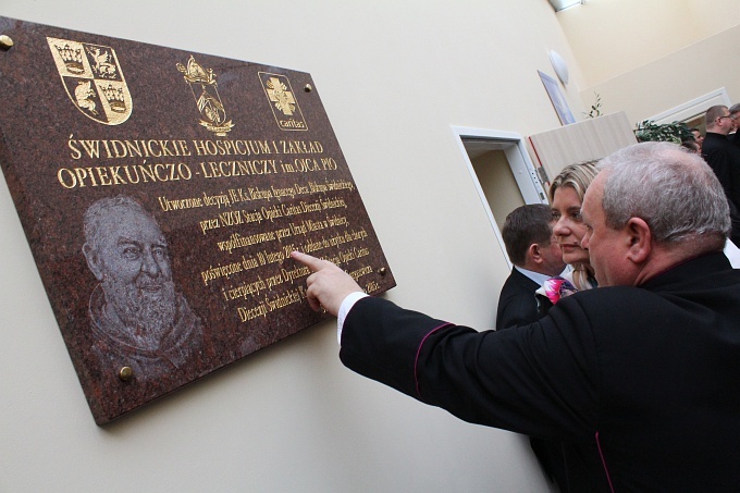 Poświęcenie hospicjum w Świdnicy