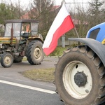 Rolnicza blokada pod Zwoleniem