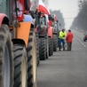 Blokada stoi w Podzagajniku, tuż pod Zwoleniem