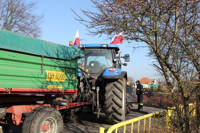 Protest rolników w Krzeszycach