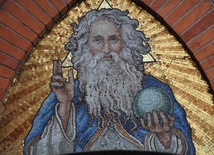 Bóg Ojciec - mozaika z tarnowskiej katedry