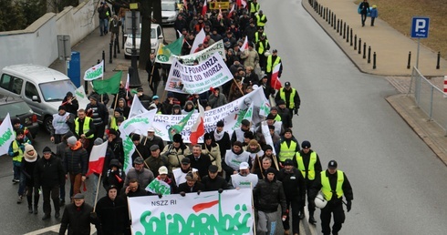 Rolnicy znowu w Warszawie 