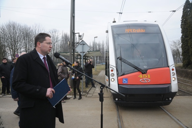 Tramino na testach w Krakowie