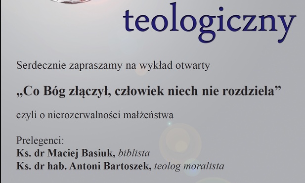 Wieczór teologiczny, Katowice, 12 marca