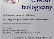 Wieczór teologiczny, Katowice, 12 marca