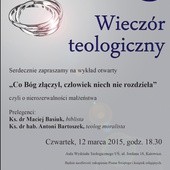 Wieczór teologiczny, Katowice, 12 marca