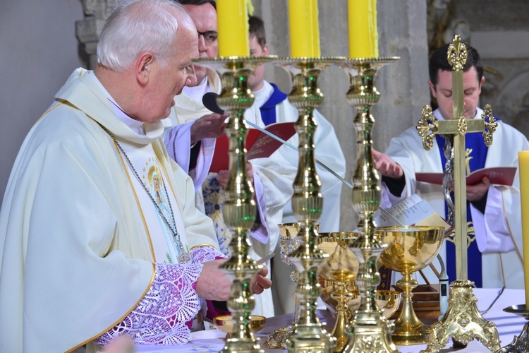 Strzegom. Bazylika. Msza św.